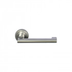 Poignée de porte aluminium - pyla - finition chrome perle