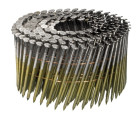 Pointes 16° 3.1x90 mm - Annelées Galvanisées en rouleaux plats fil métal - Carton de 4500 clous - ARCA - SPR3190AG
