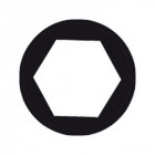 Porte-embouts avec emmanchement à 4 pans 3/8'', Long. totale : 82 mm