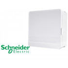 Porte opaque pour coffret 1 rangée schneider resi9