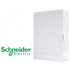 Porte opaque pour coffret 2 rangées schneider resi9