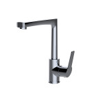 Mitigeur pour évier Panam Evo Xtreme avec bec coulé - 235 mm - Chromé - STANDARD HIDRAULICA - 62241