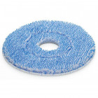 Lot de 5 pads microfibre bleu/blanc 330mm