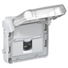 Prise rj45 catégorie5e ftp plexo composable ip55 gris (069557)