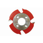 Fraise à rainurer LAMELLO HW (carbure), Ø78×3×Ø22 mm, Z4, 4 trous, pour lamelle en bois H9 - 132009