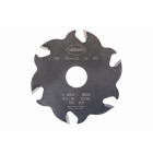 Fraise à rainurer LAMELLO pour Classic X HW (carbure), Ø100×4×Ø22 mm, Z6 dents alternées - 132106