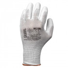 Gants eurolite est90 polyester/carbon (pack de 10) - blanc - Taille au choix