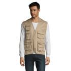 Gilet reporter multi-poches wild - 2xl - Couleur au choix