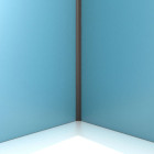 Profilé d’angle noir mat pour panneau mural 15x15x2100 mm - CORNER MURAL NOIR MAT Aurlane - FAC311