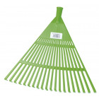 Balai a feuilles en plastique sans manche 28 dents