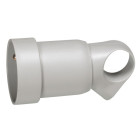 Prolongateur plastique 2p+t 16a à anneau avec étiquette avec gencod gris (050106)