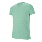 T-shirt de travail col v manches courtes kariban mélange
