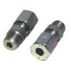 Raccord à bague droit m1/4'' x tube 10mm (x 2) - diff