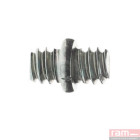 Boite de 25 raccords double mâle pour patte à vis - 95561