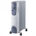 Radiateur bain d'huile  2000w niklas 230v 3 puissances de chauffe - thermostat - corps metal verni