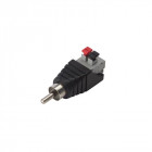 Rca Mâle Vers Connexion À Ressort À 2 Broches - 5 Pcs