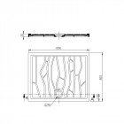 Receveur céramique arizona blanc sarreguemines