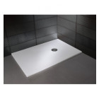 Receveur de douche hidrobox 80 x 80 solid surface extraplat blanc lisse nature