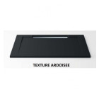 Receveur de douche hidrobox 80 x 120 extraplat noir caniveau ardoisé moon y