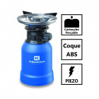 Rechaud gaz piezo ke2008- rechaud a gaz - coque abs - rechaud camping pour cartouche gaz 190g