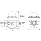 Réducteur isobar ff3/4" capot laiton iso20f - itron : iso20fmg