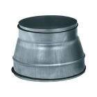 Réduction conique en acier galvanisé à joint, raccordement d 160/125 mm (867835)