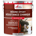 Résine epoxy haute résistance chimique - revepoxy hrc - gris clair - kit de 10 kg