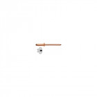 Rivets Cuivre / Acier Tete Plate - 3 x 10 mm