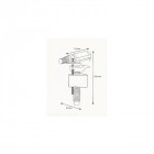Robinet flotteur alimentation latérale compact & silencieux Charente 13 OLFA