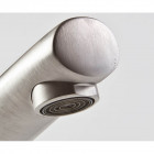 Robinet mitigeur kludi trendo évier de cuisine dn 15 finition acier inox brossé