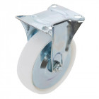 Roulette fixe polypropylène - 125 mm 160 kg