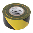 Ruban de balisage - 70 mm x 500 m, Jaune et Noir