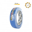Ruban de masquage 3m 2090 25mm x 50m bleu x 5