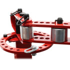 Cintreuse de tubes atelier universelle presse à cintrer plier acier rond carré rouge