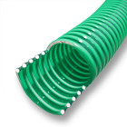 Tuyau d'aspiration 5 m à pression diamètre 40 mm (1 1/2") spirale renforcement vert 