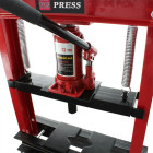 Presse hydraulique presse atelier presse à cadre 12 tonnes presse à cremaillere rouge 