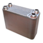 Échangeur de chaleur thermique acier inoxydable 60 plaques max 130 kw eau solaire