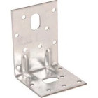 Équerre mixte d'assemblage à 2 renforts waelbers - e5 - 80x60x60mm - épais.2mm - 490044.11