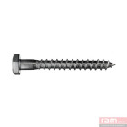 Sachet de 10 tirefonds 6x40 - 93040