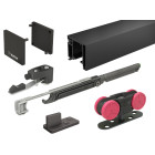 Ensemble complet SAF-SLIM MANTION pour porte coulissante jusqu'à 1030 mm - SAF-S82-195
