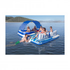 Salon flottant gonflable bestway - 6 places - 389 x 274 x 73 cm - hydro-force tropico breeze - 43105