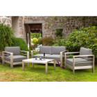 Salon galapagos table, canapé et fauteuils