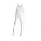 Salopette de travail peintre / platrier / plaquiste 100% coton blanc brosse - lma - Taille au choix