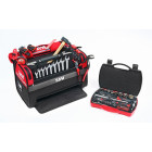 Caisse à outils textile 39L + 100 Outils de maintenance SAM OUTILLAGE - CP-100-BAG1N