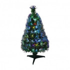 Sapin de noël fibre optique "new-york" 60 cm