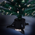Sapin fibre optique vert 120cm avec cimier
