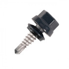 Vis bac acier SCELL-IT Couturage - Ø6.3 x 22 mm - TH12 - Blanc RAL9010 - Sachet de 100 - ZTCR-63022-9010