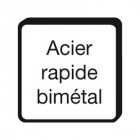 Scie trépan Power Change, Ø : 105 mm, Vitesse de rotation tr/mn INOX 40, Vitesse de rotation tr/mn acier 80