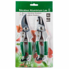 Sécateur aluminium les 2 pièces