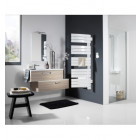 sèche-serviettes NEFERTITI GRIS ventilo 1750w Pivotant Intégral droit